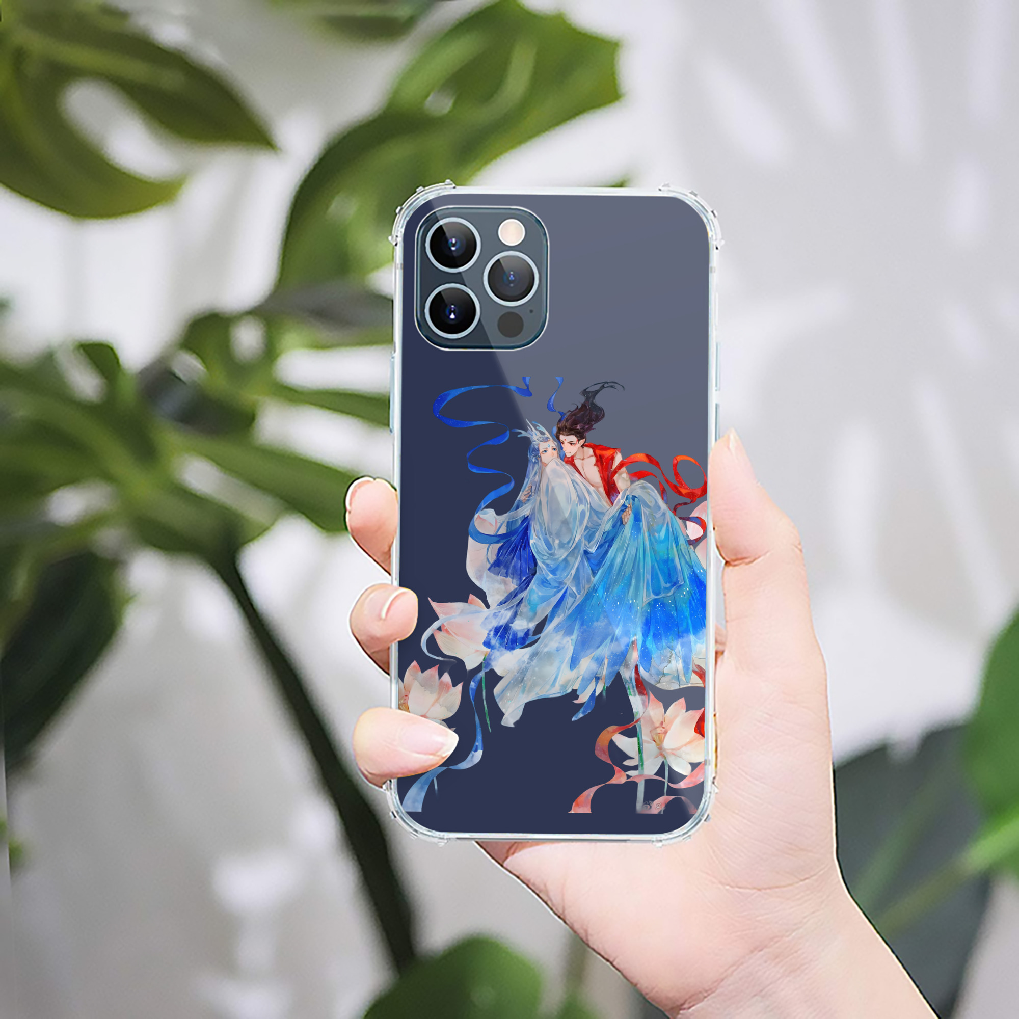 （画像用） Ne Zha 2 ナタ 魔童の大暴れ 【iPhone 12シリーズ対応】透明スマホケース（クリアソフトケース）